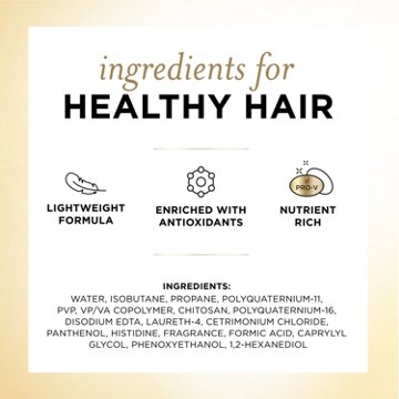 Pantene Volume and Body Mousse, Pro-V Nutrient-Rich Formula for Fullness, 6.6 oz