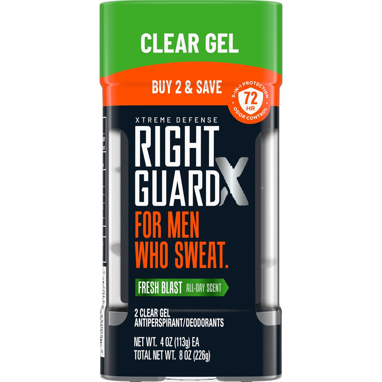 Right Guard Total Defense 5 Fresh Blast Gel Antiperspirant & Deodorant