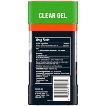 Right Guard Xtreme Defense Men's Antiperspirant Gel Deodorant - Fresh Blast, 2 pk