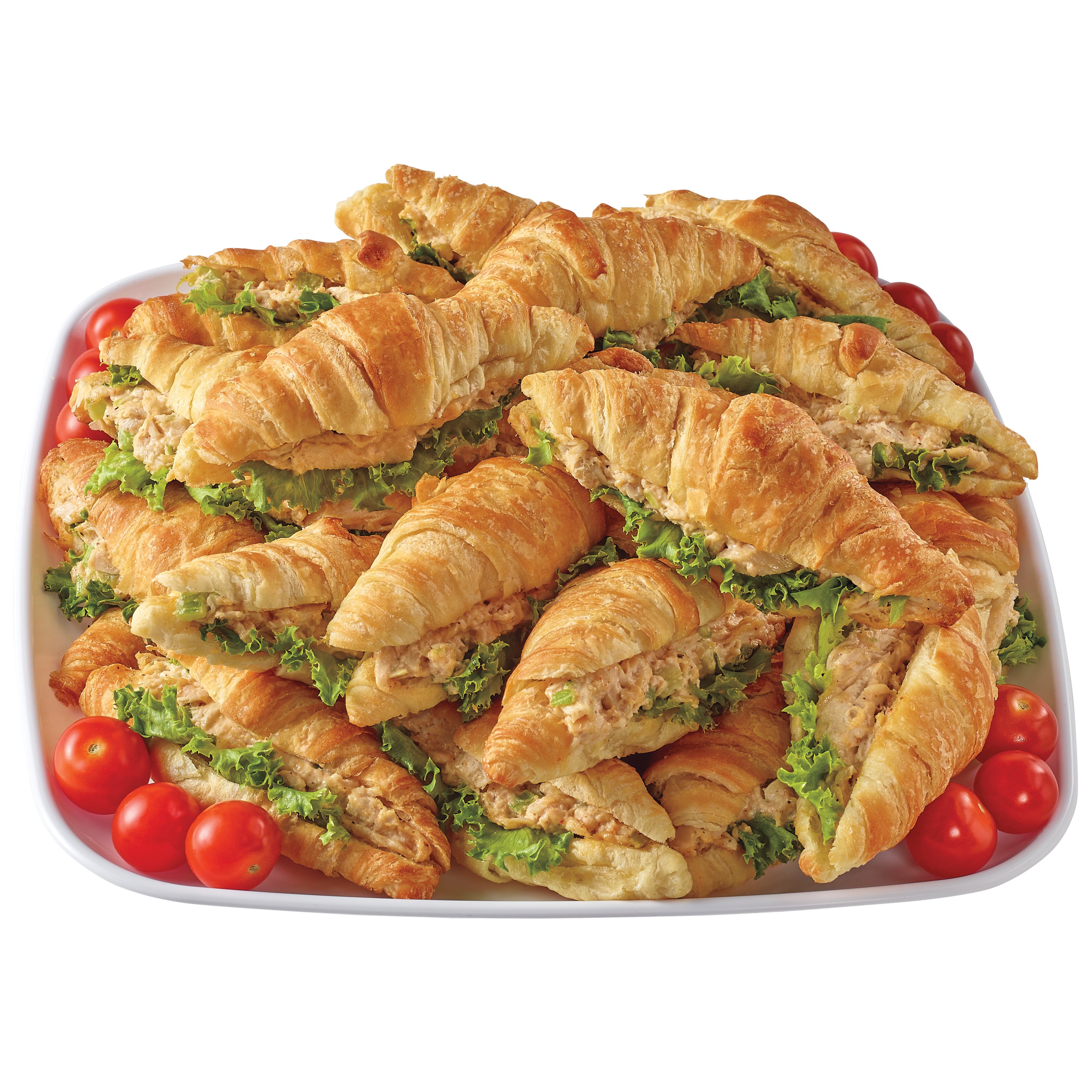 H-E-B Rotisserie Chicken Salad Croissant Party Tray, Limit 4 - Shop ...