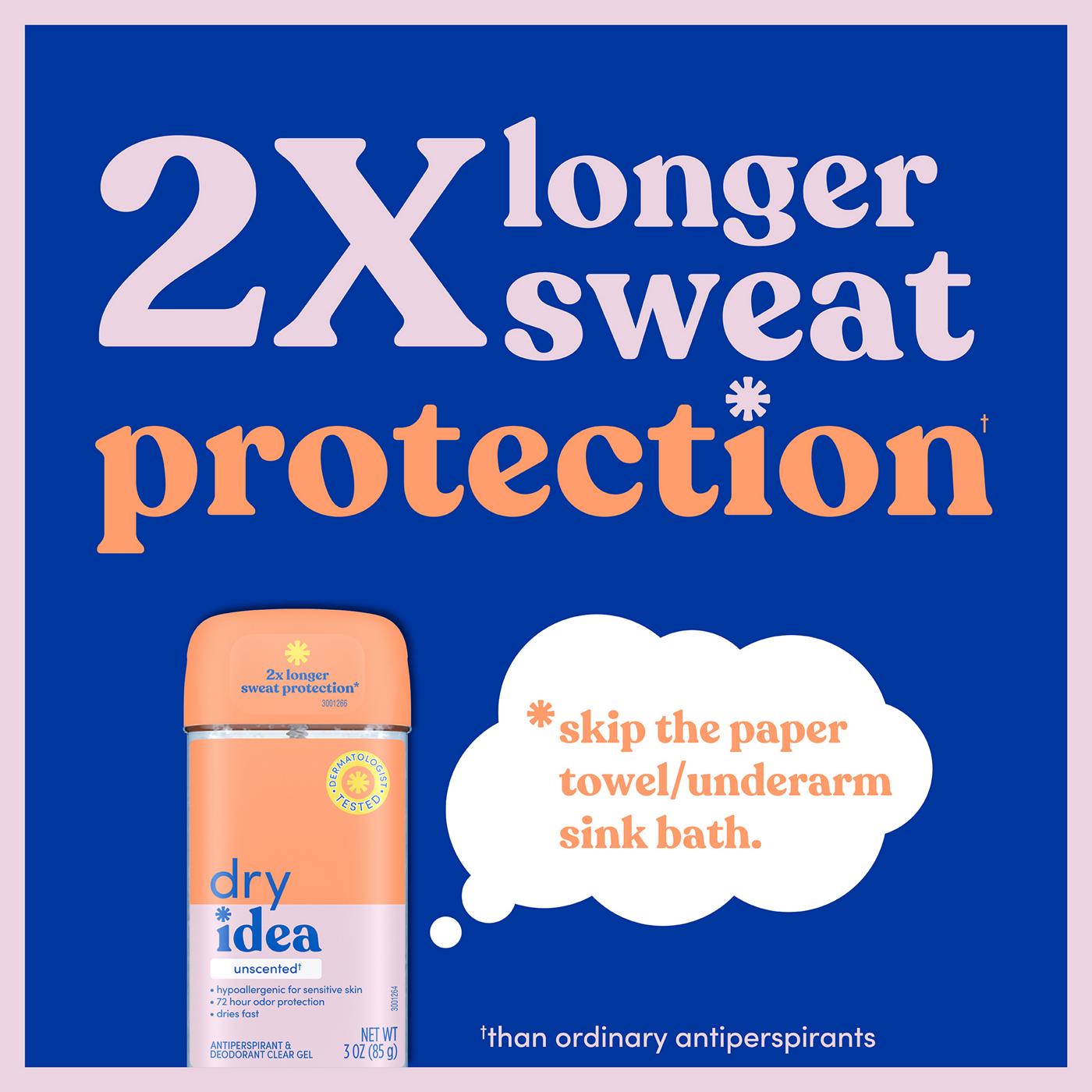 Dry Idea Antiperspirant Deodorant Gel - Unscented; image 4 of 7