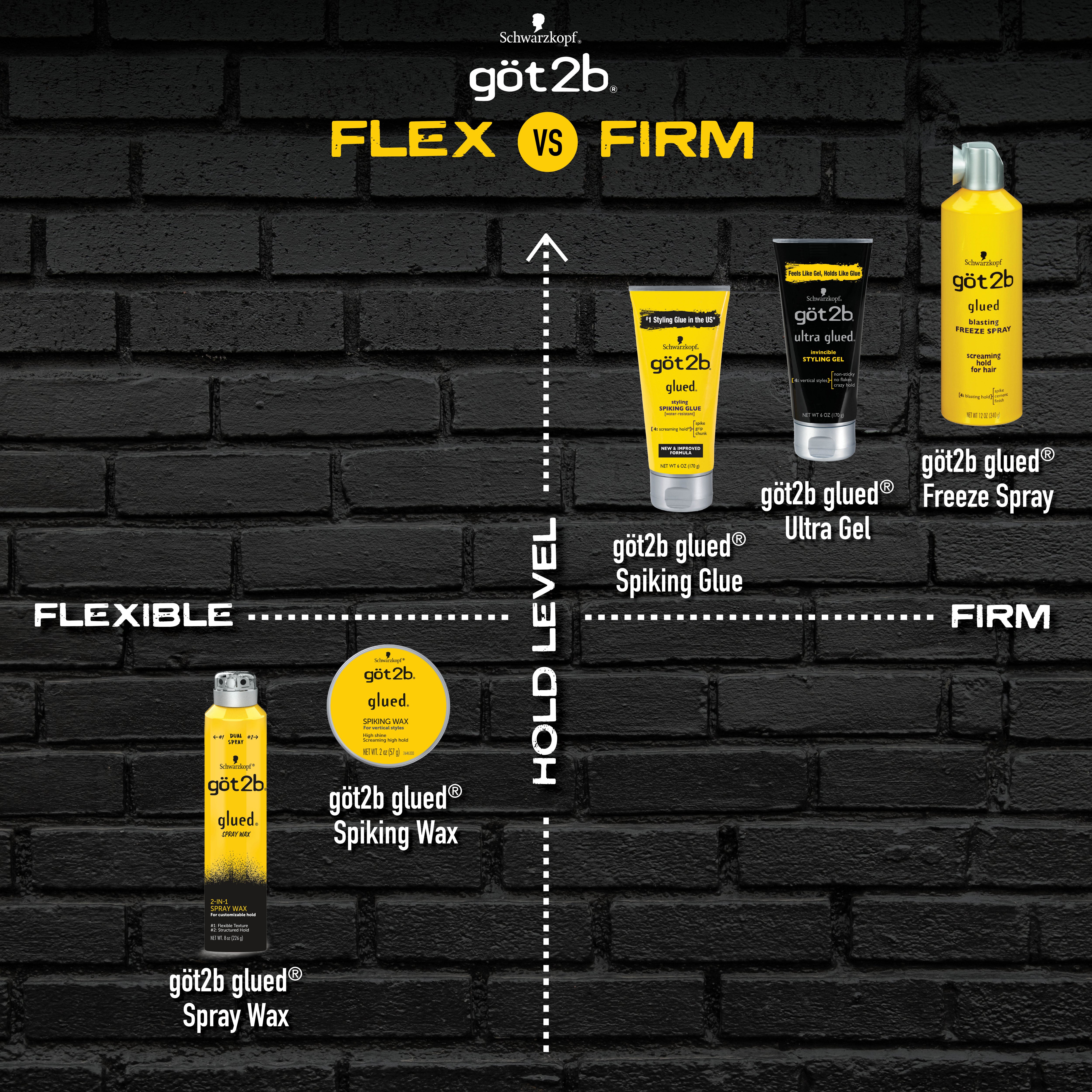 Got2b Glued Styling Spiking Hair Gel - Shop Styling Products & Treatments  at H-E-B