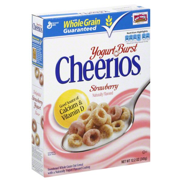 General Mills Yogurt Burst Strawberry Cheerios Cereal Shop Cereal at