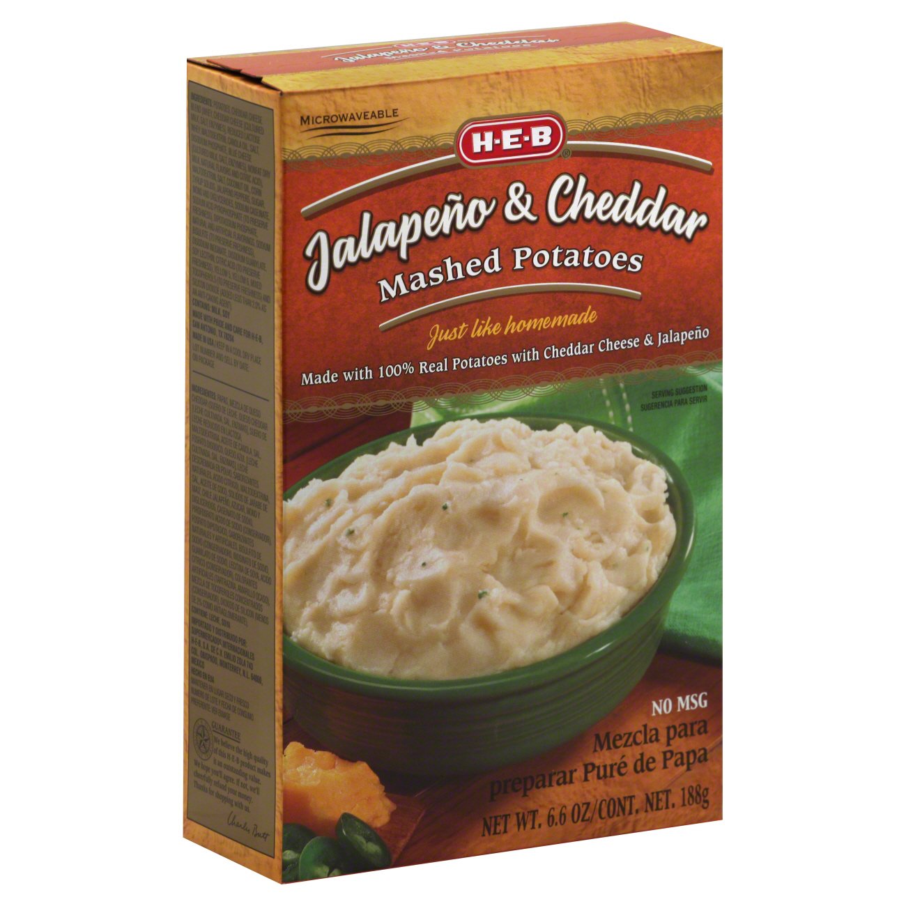 HEB Jalapeno & Cheddar Mashed Potatoes Shop Pantry meals at HEB