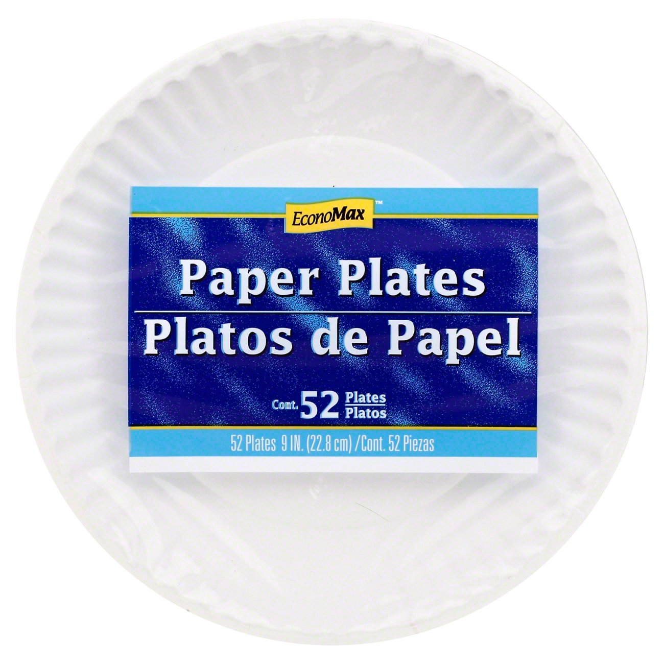 EconoMax 9 in Paper Plates Shop Plates & Bowls at HEB