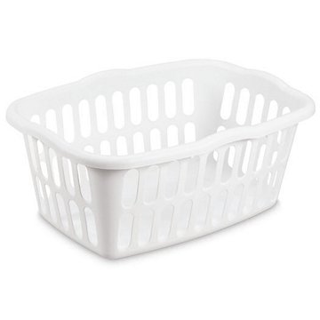 Sterilite Rectangular Laundry Basket, 1.5 Bu