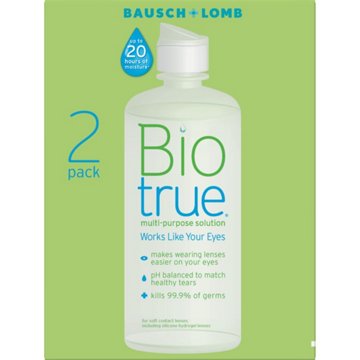 Bausch & Lomb Biotrue Multi-Purpose Solution, 2 pk
