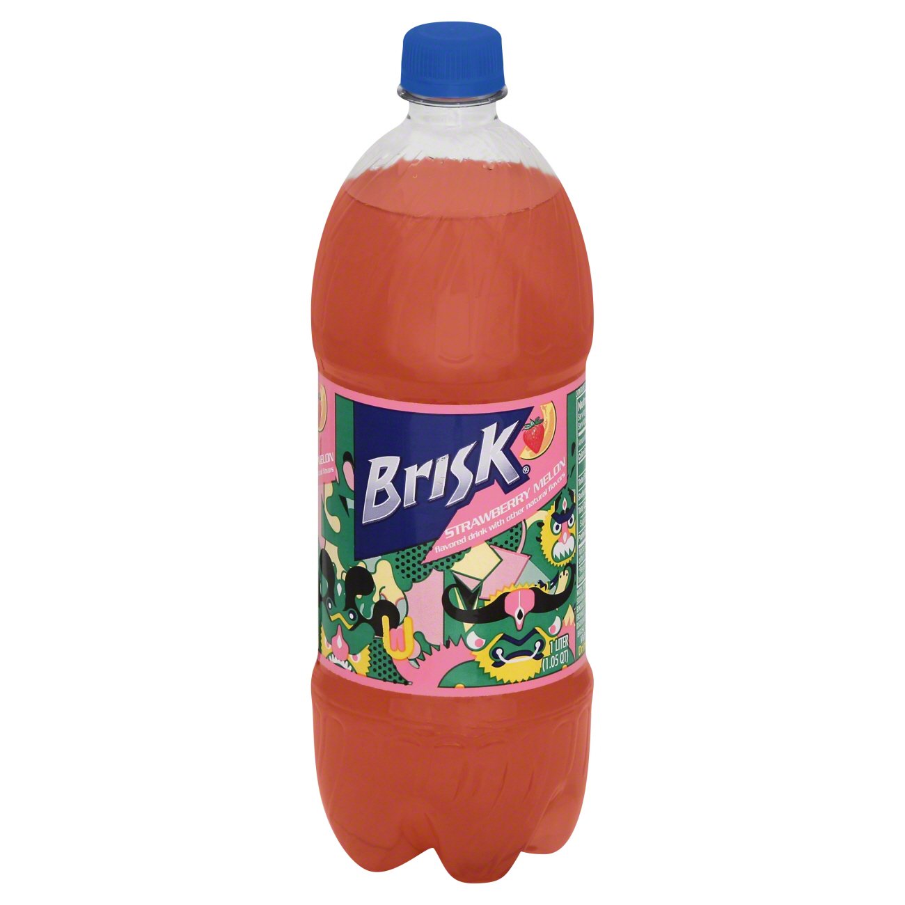 Brisk Strawberry Melon Flavored Drink Shop Juice at HEB
