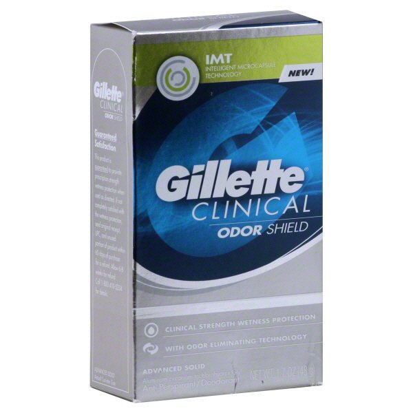 Gillette Clinical Odor Shield Antiperspirant & Deodorant Shop