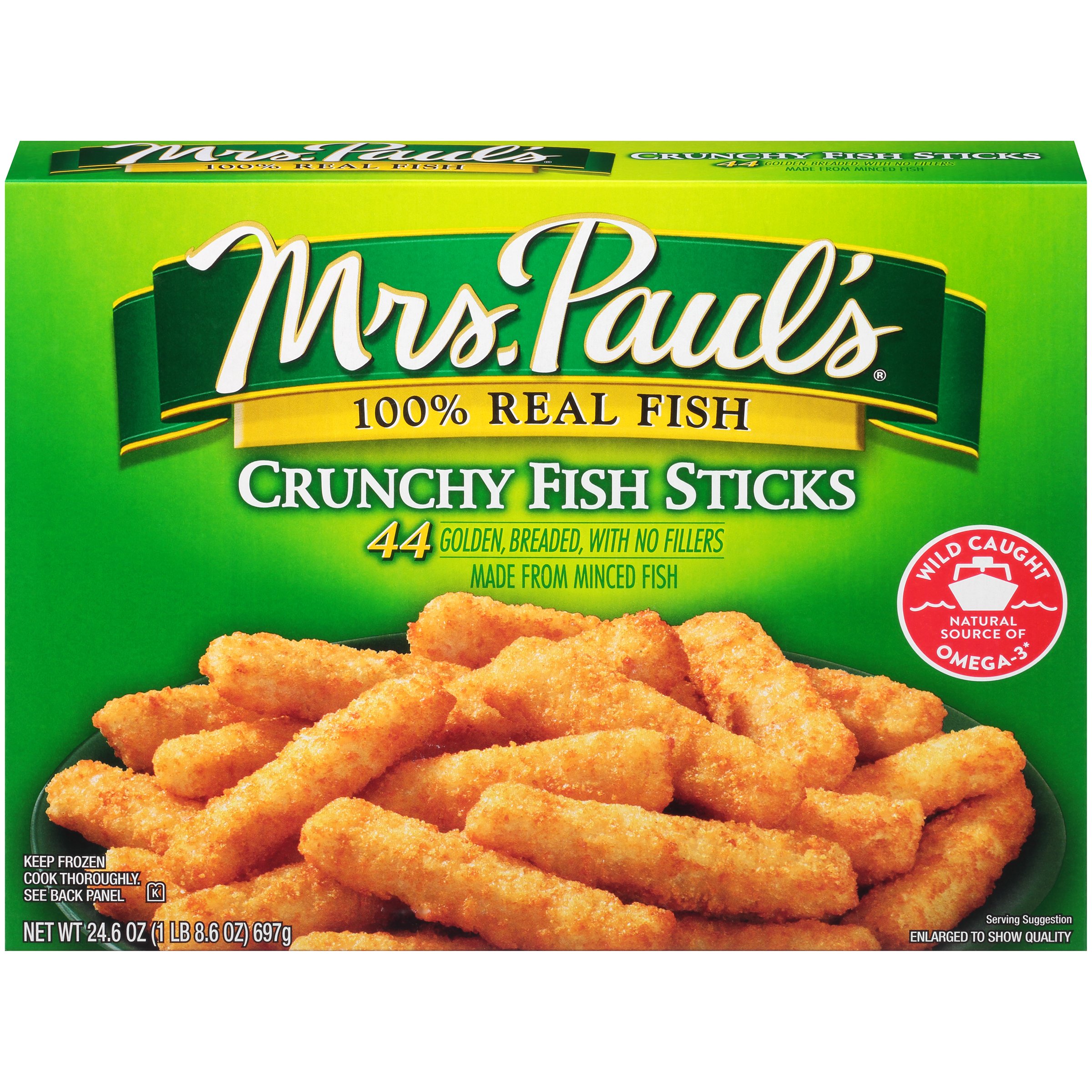 Mrs. Pauls Crunchy Fish Sticks - Shop Fish at H-E-B