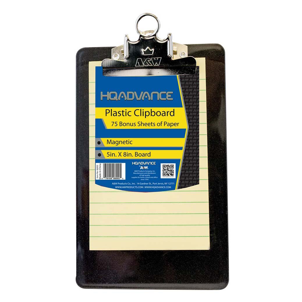 A & W Plastic Clipboard with Pad, Assorted Colors Shop Clipboards at HEB