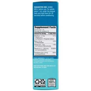H-E-B Vitamins B-Complex + B-12 Liquid - Berry