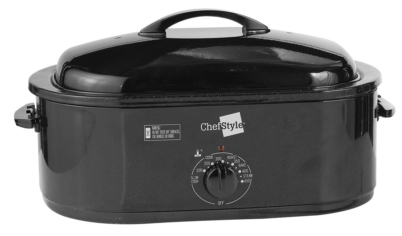 chefstyle Roaster Oven, 17 QT. Black Shop Appliances at HEB