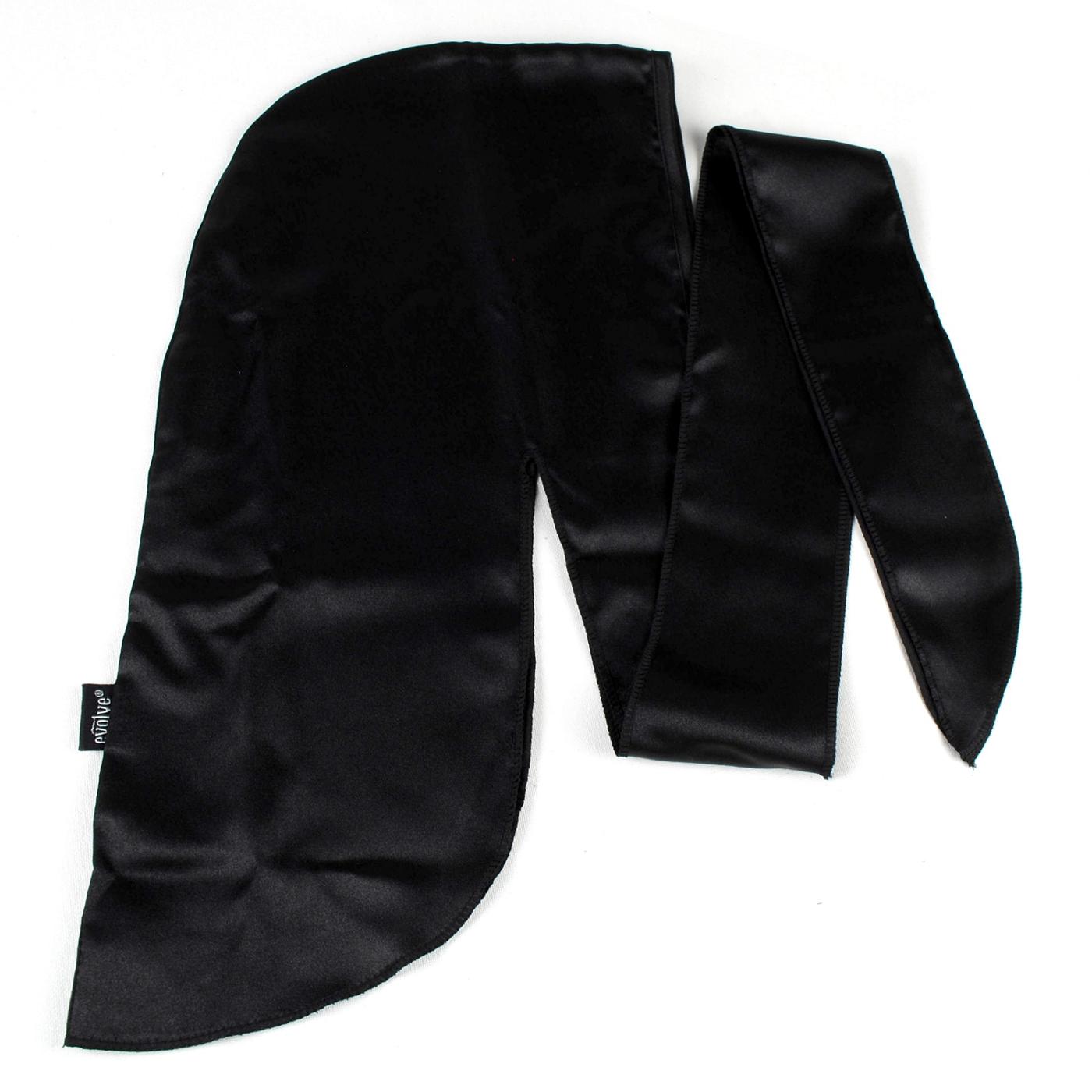 Firstline Evolve Satin Wrap Scarf - Black; image 5 of 5