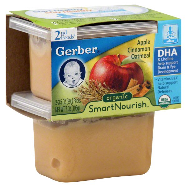 gerber apple cinnamon oatmeal