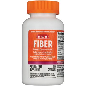 H-E-B Fiber Capsules, 160 ct