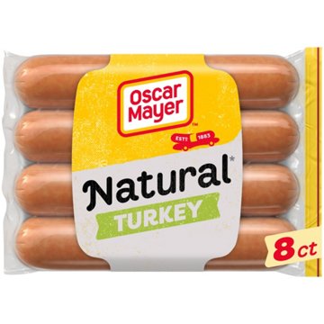 Oscar Mayer Natural Turkey Hot Dogs, 8 ct