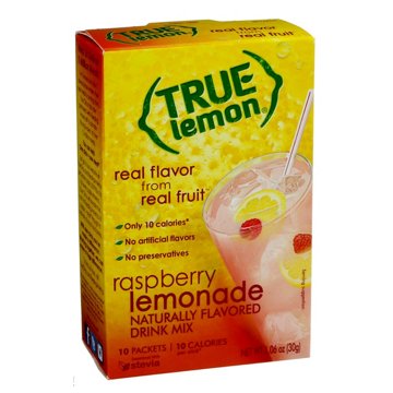 True Lemon Lemon-ade with Raspberry Drink Mix, 10 ct