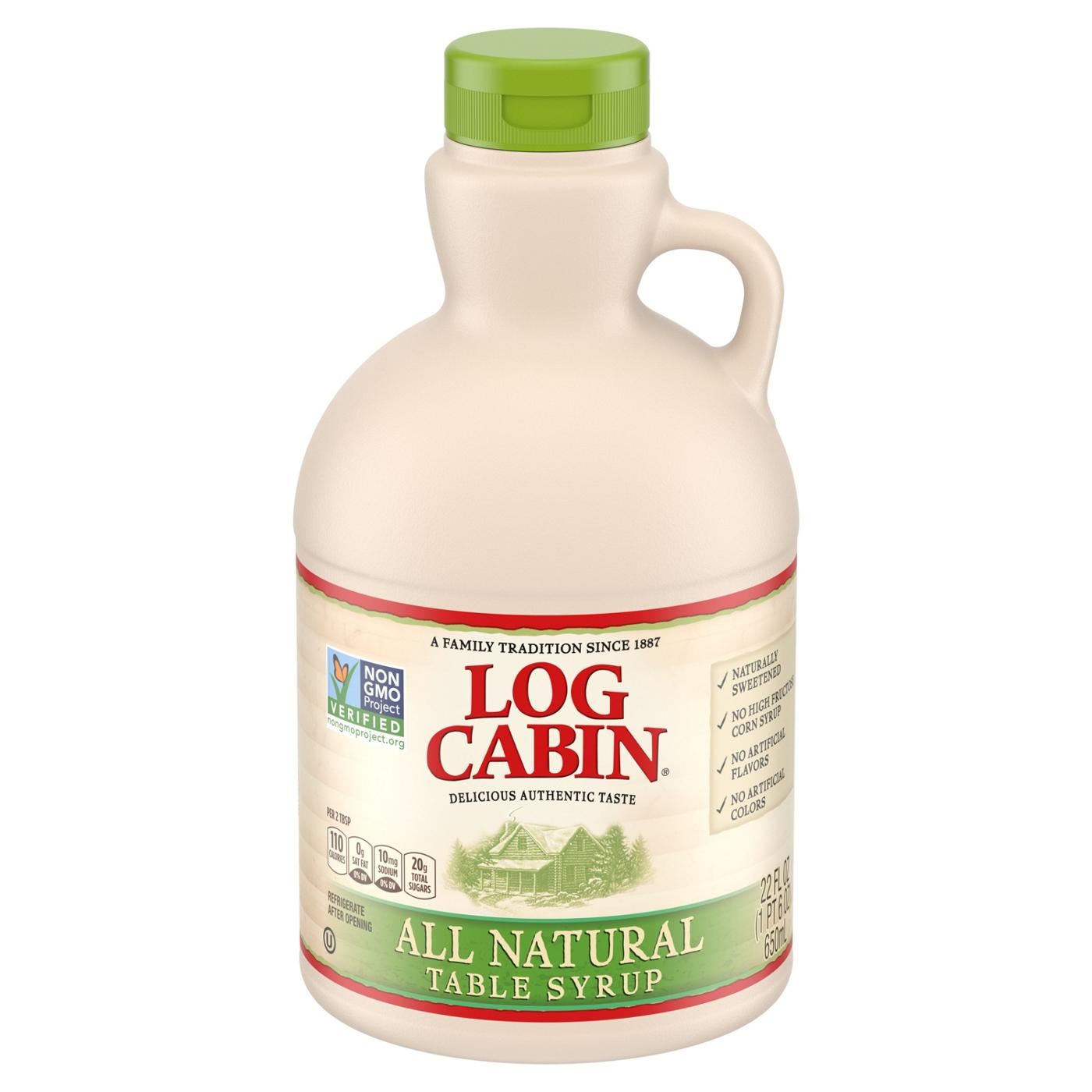 Log Cabin All Natural Table Syrup; image 1 of 4
