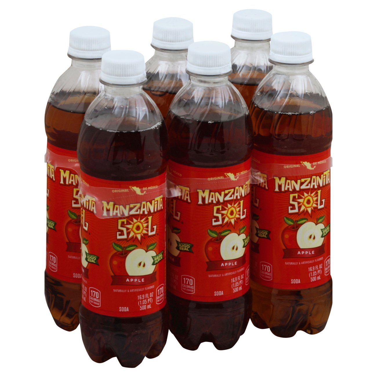 Manzanita Sol Apple Flavored Soda Shop Soda At H E B