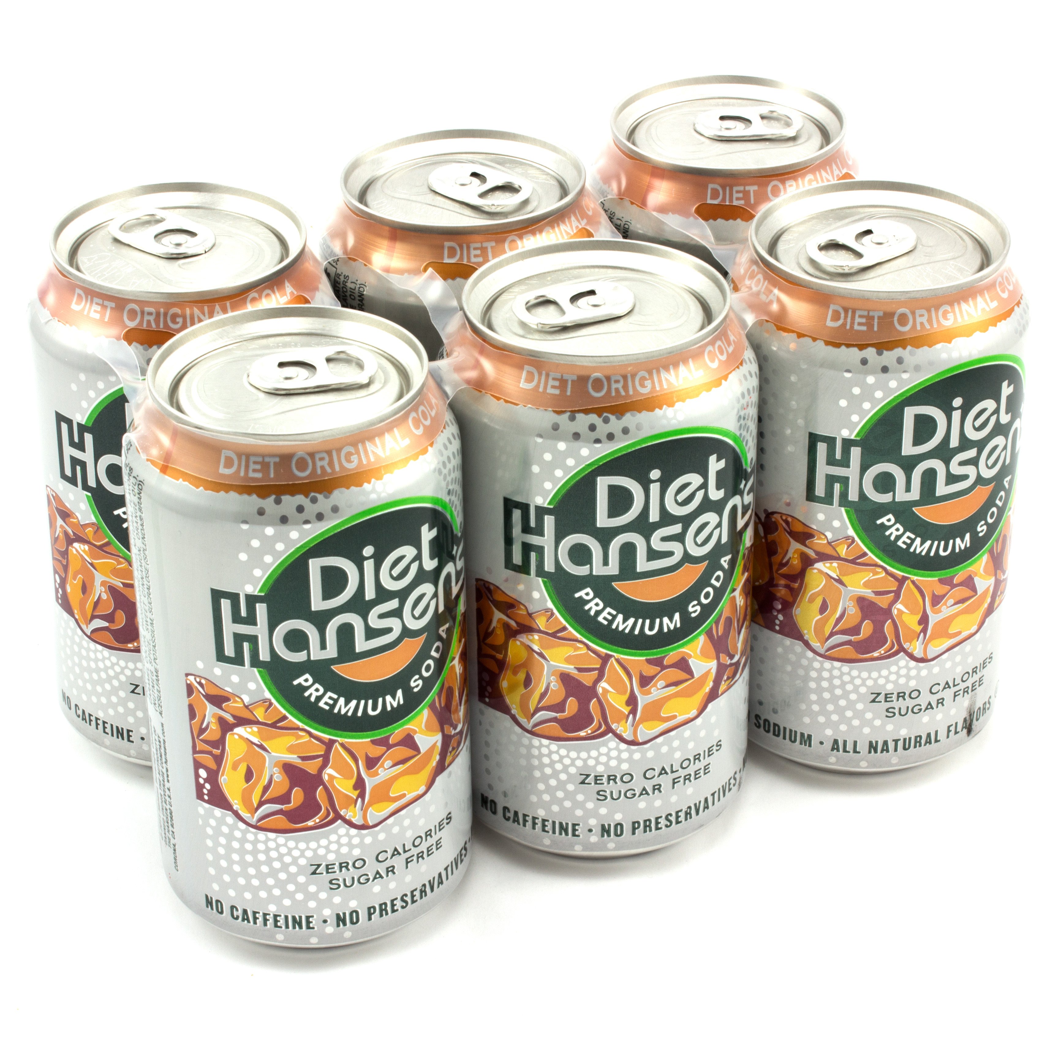 Hansen's Sugar Free Diet Original Cola Premium Soda - Shop Soda at H-E-B