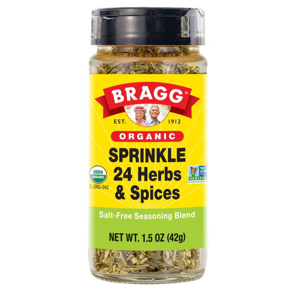 Bragg Organic Sprinkle 24 Herbs and Spices Seasoning 42g ( แบรกก์ สมุนไพร 24  ชนิด)