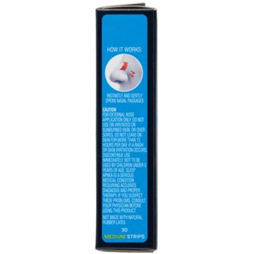 H-E-B Clear Nasal Strips - Medium, 30 ct