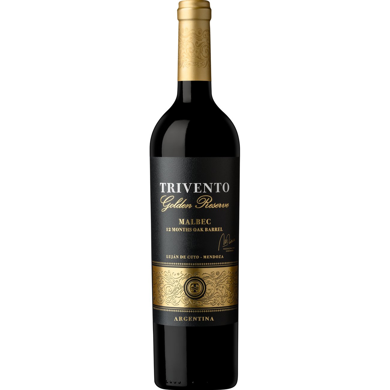 Trivento Golden Reserve Malbec Argentina Red Wine, 750 mL