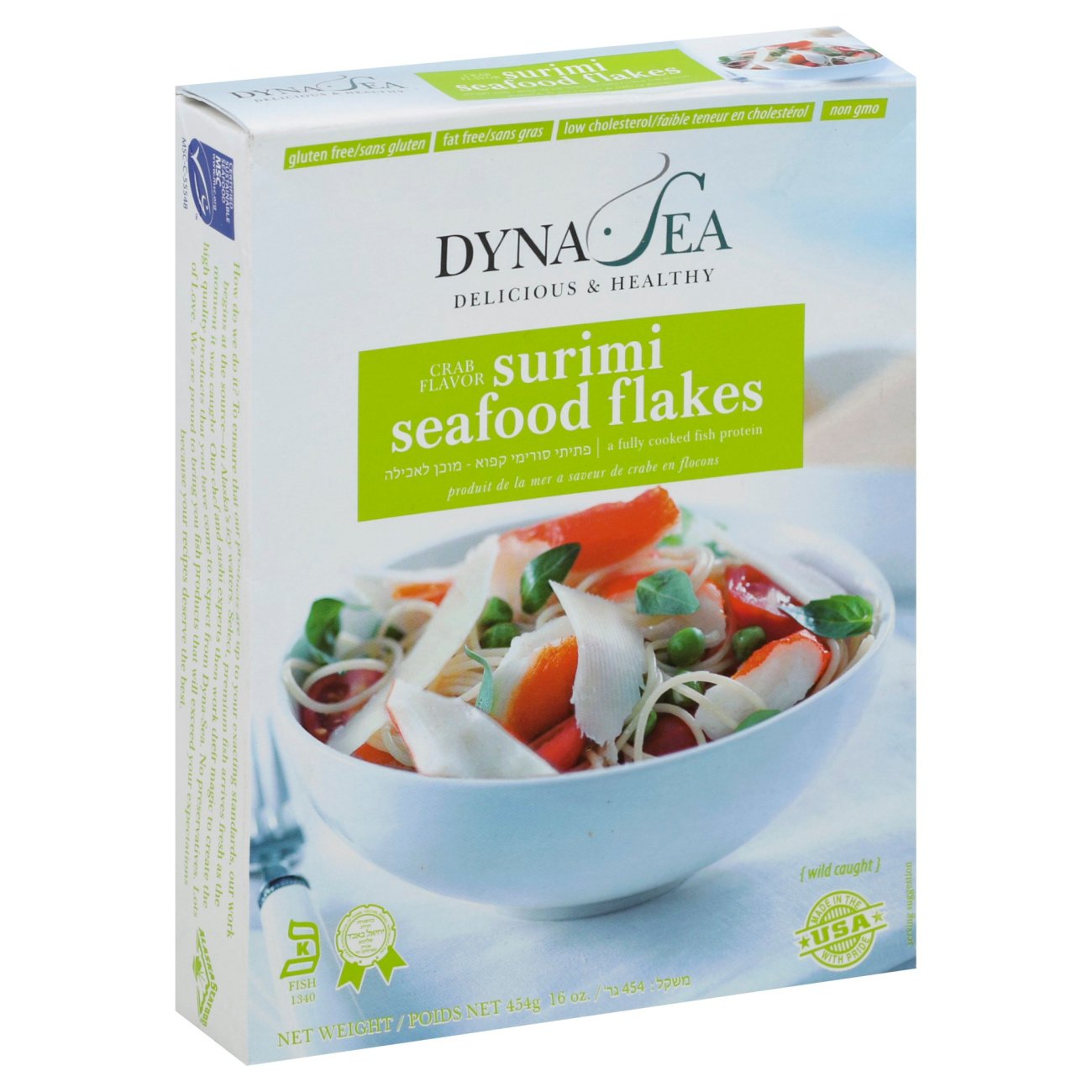 DynaSea Kosher Crab Flavor Surimi Seafood Flakes Shop Seafood at HEB