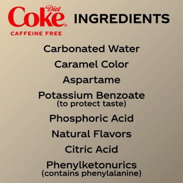 Diet Coke Caffeine Free Soda Soft Drink