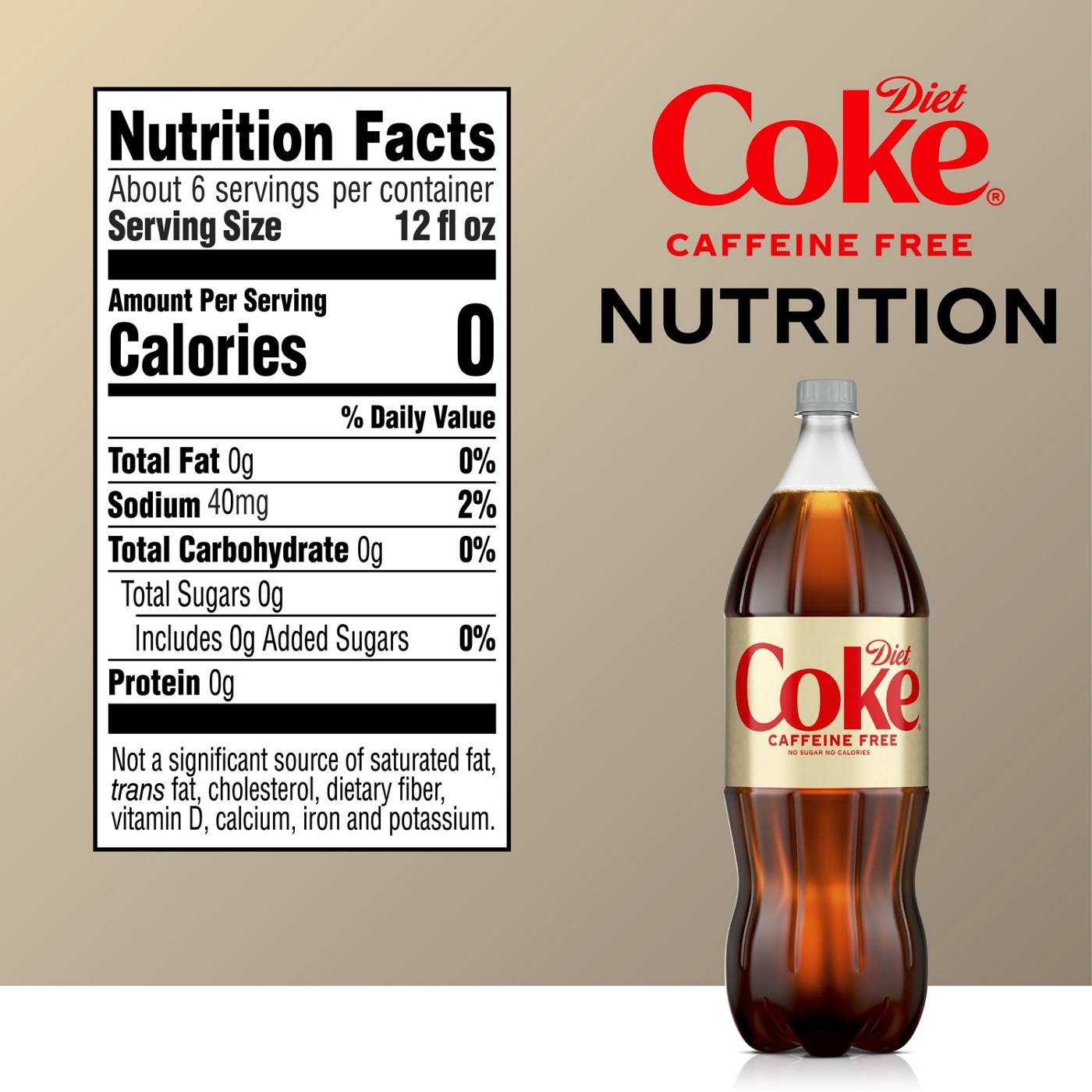 Diet Coke Caffeine Free Soft Drink; image 3 of 3