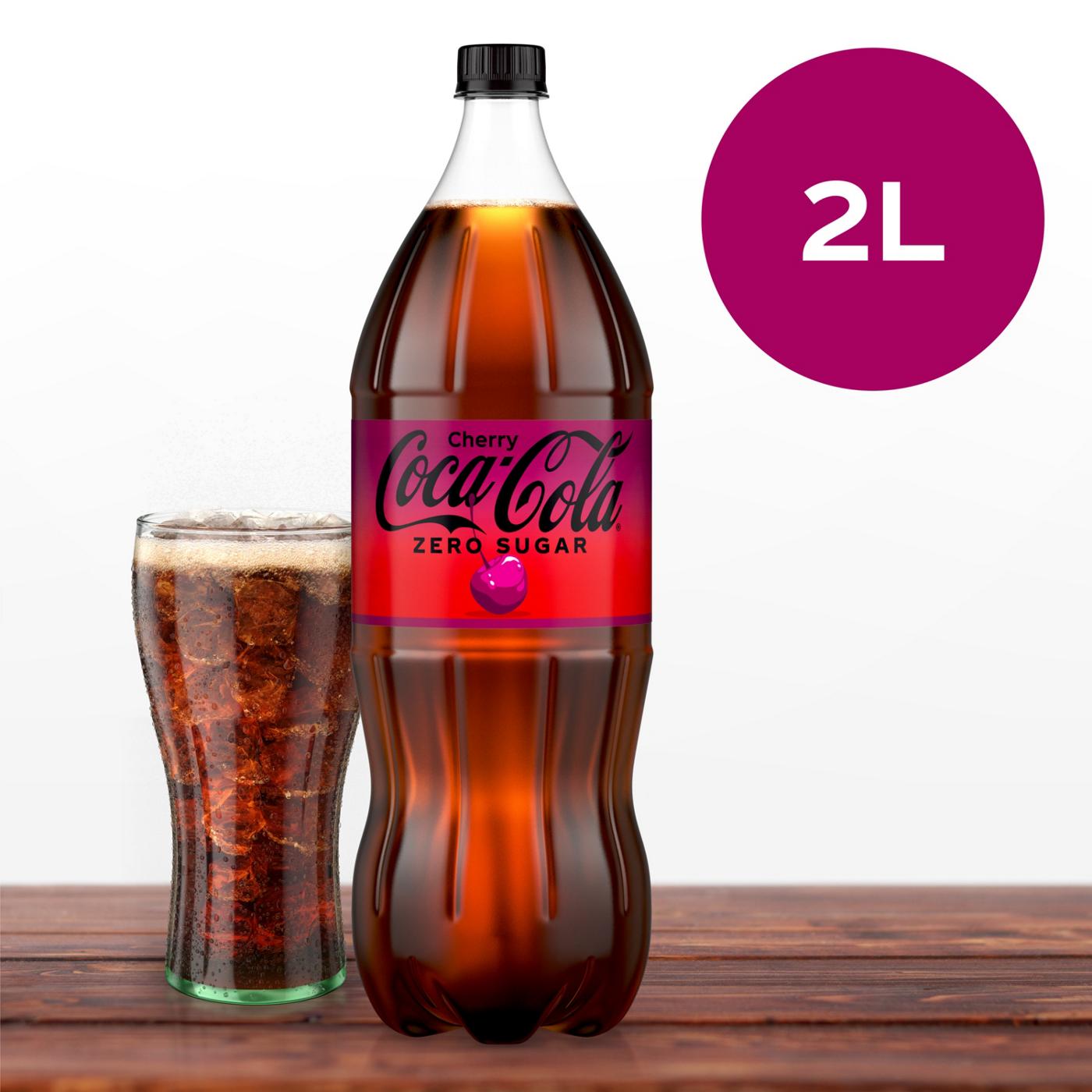 Coca-Cola Zero Sugar Cherry Coke Soda Soft Drink; image 2 of 7