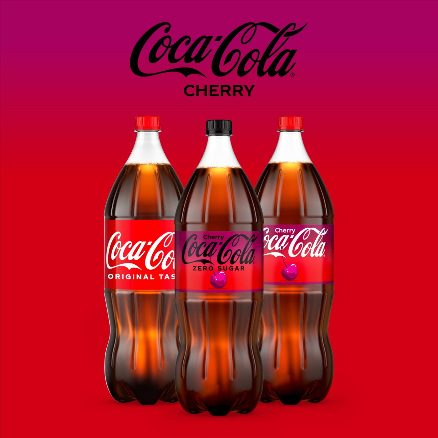 Coca-Cola Zero Sugar Cherry Coke Soda Soft Drink; image 3 of 7