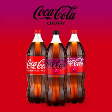 Coca-Cola Zero Sugar Cherry Coke Soda Soft Drink