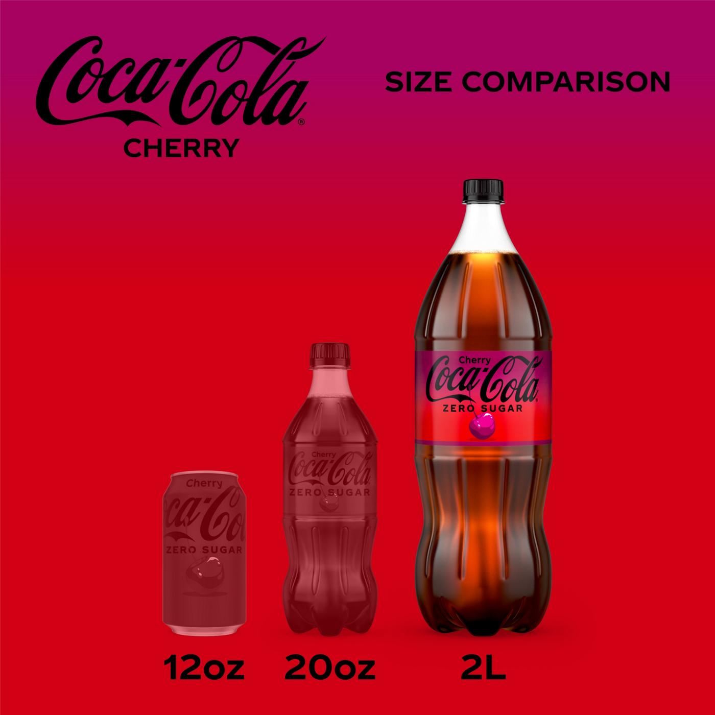 Coca-Cola Zero Sugar Cherry Coke Soda Soft Drink; image 4 of 7