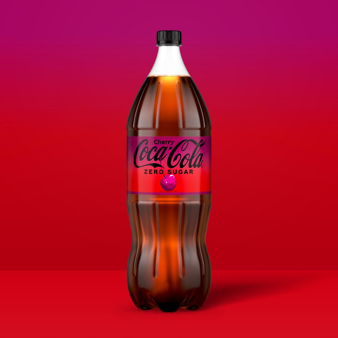 Coca-Cola Zero Sugar Cherry Coke Soda Soft Drink; image 7 of 7