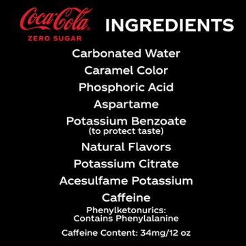 Coca-Cola Zero Sugar Diet Soda Soft Drink