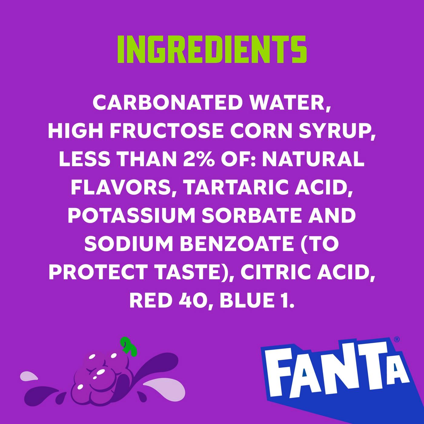 Fanta Grape Soda; image 2 of 4