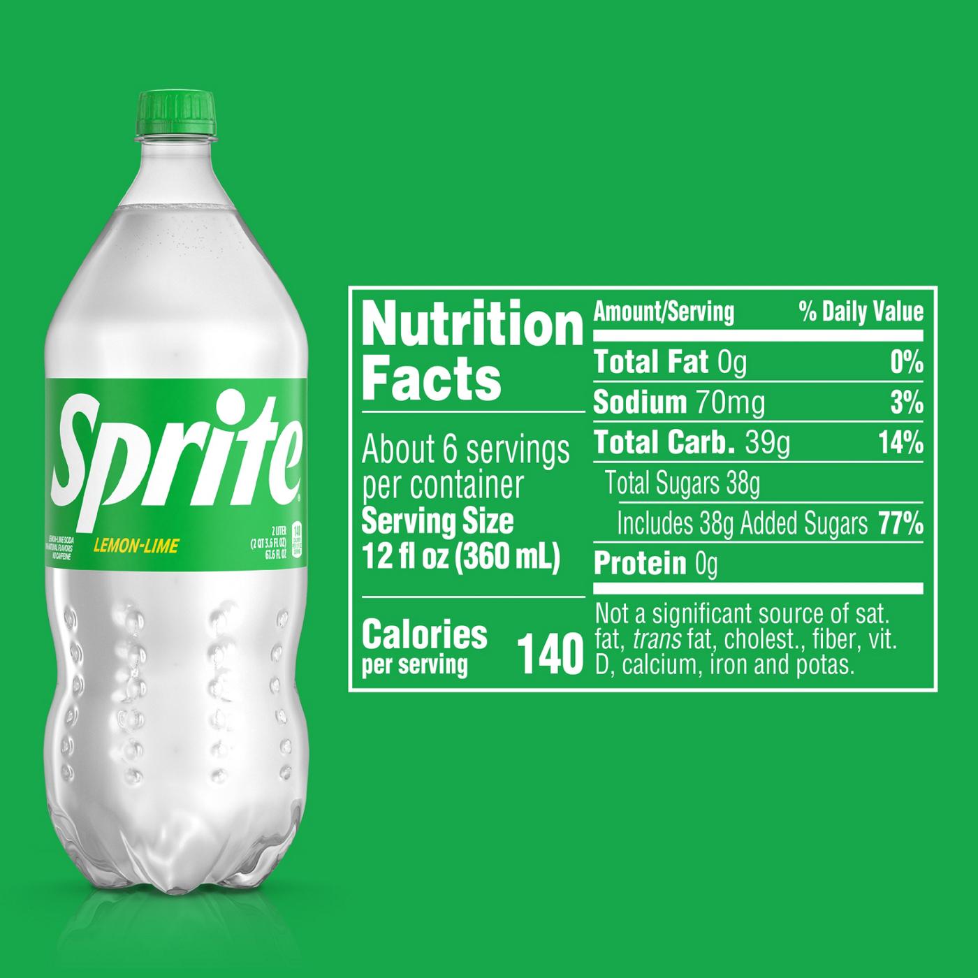 Sprite Lemon-Lime Soda; image 4 of 4