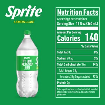 Sprite Lemon Lime Caffeine Free Soda Soft Drink