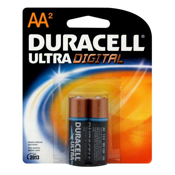 Duracell Ultra Digital Alkaline AA Batteries Shop Batteries at HEB