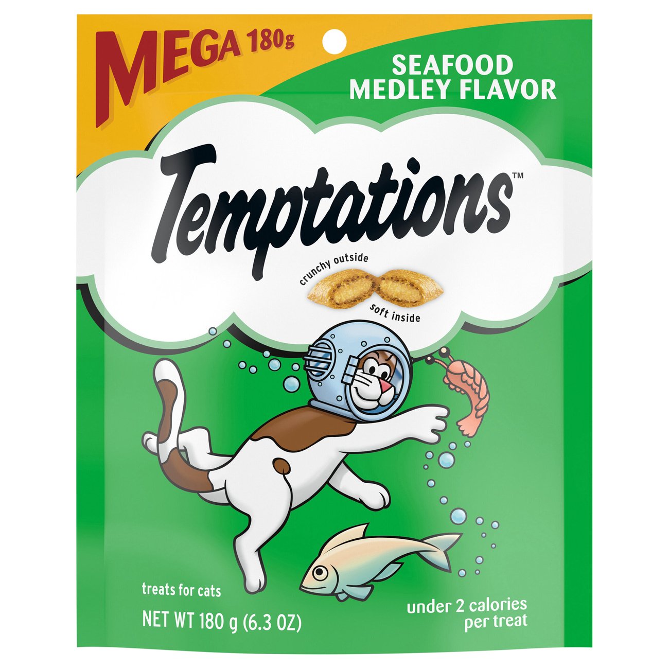 Temptations \Seafood Medley Flavor Treats for Cats Shop Cats at HEB