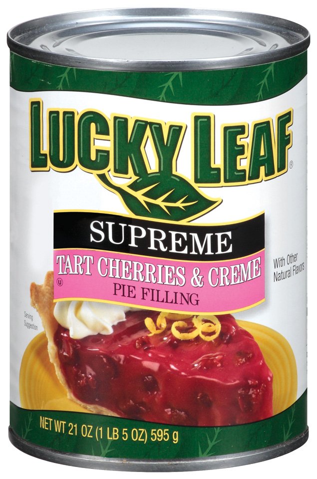 Lucky Leaf Supreme Tart Cherries and Creme Pie Filling Shop Pie
