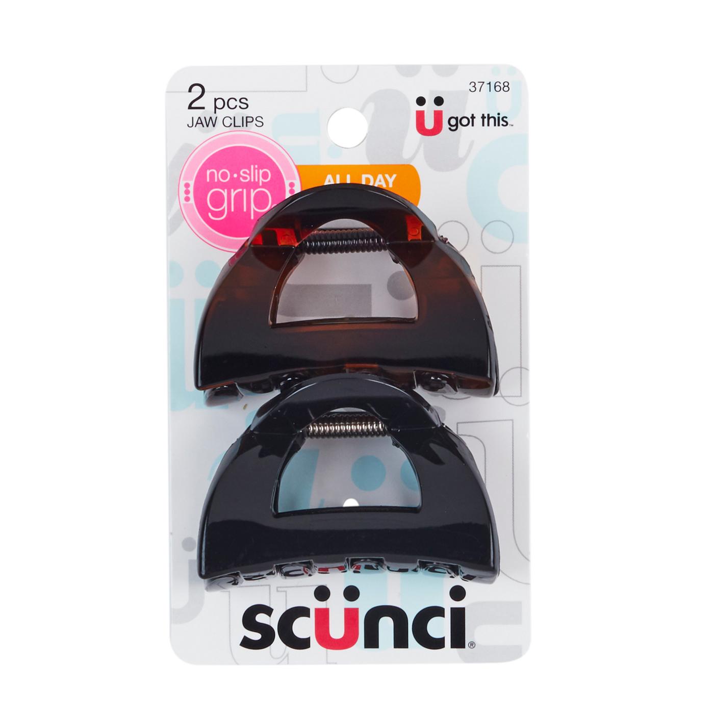Scunci No-Slip Grip Jaw Clips; image 1 of 2
