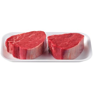 H-E-B Boneless Beef Tenderloin Steaks, Thick Cut - USDA Choice, Avg. 1.11 lbs