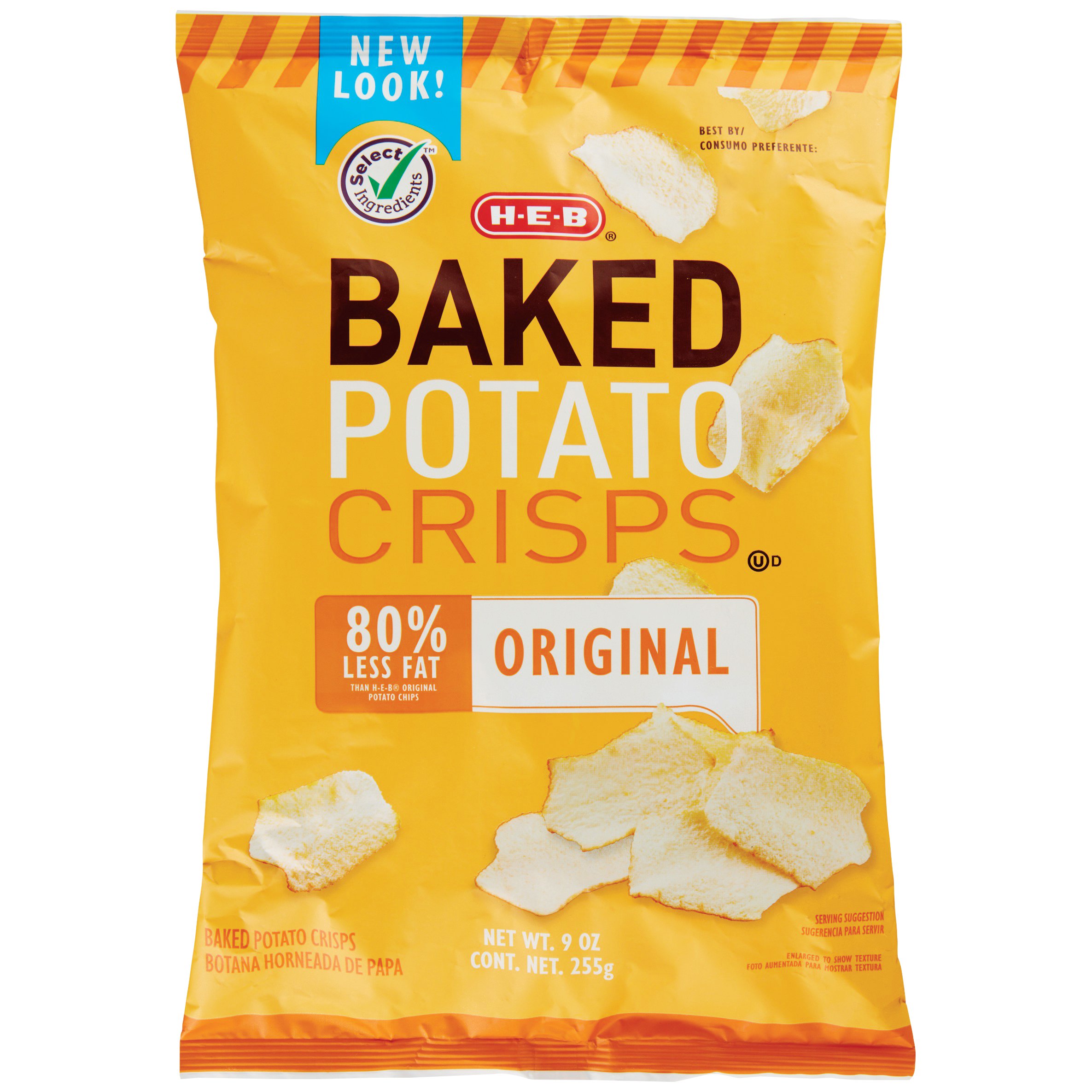 H-E-B Baked Original Potato Crisps - Shop Snacks & Candy At H-E-B