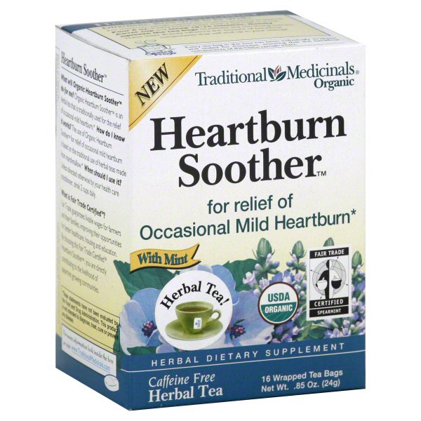 Traditional Medicinals Heartburn Soother with Mint Herbal Tea Bags
