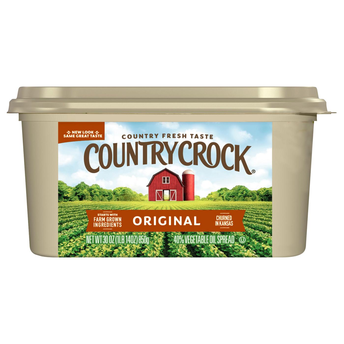 Country Crock Original Vegetable Oil Spread; image 1 of 9