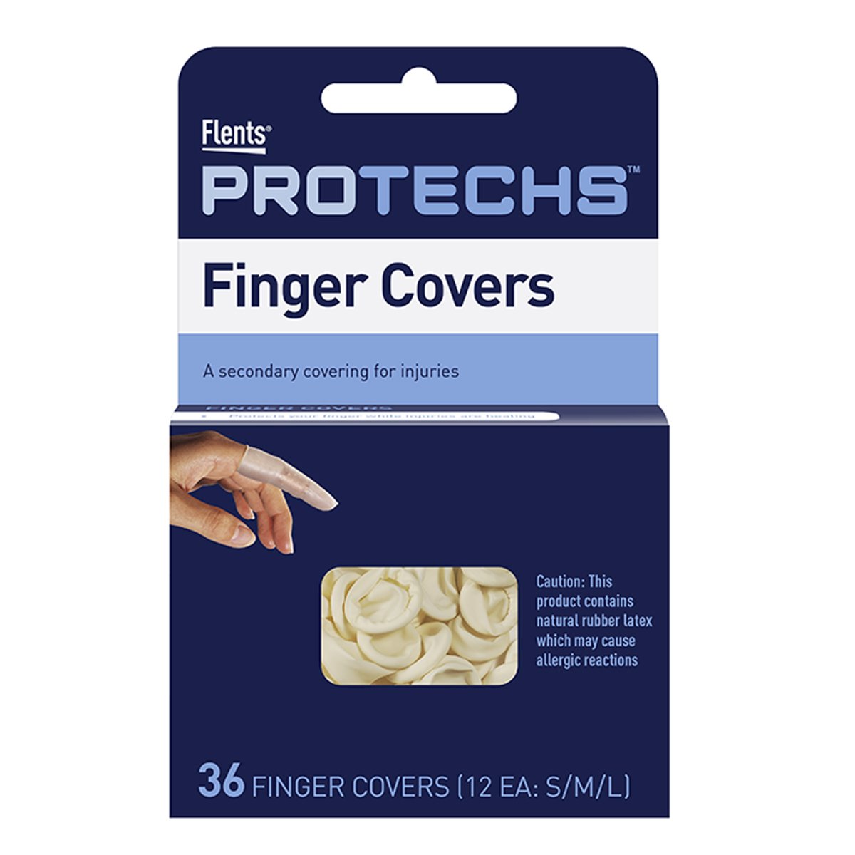 Finger Cots 40 Count Box of Assorted Sizes