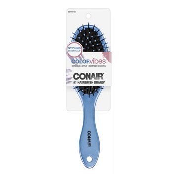 Conair Color Vibes Everyday Stylers Cushion Brush Satin Metallic Finish